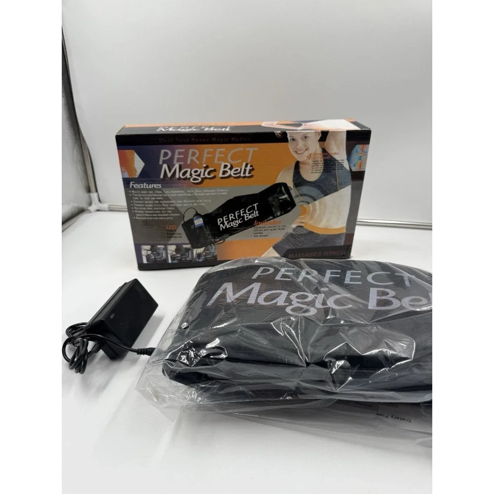 Belt Massager Perfect Magic‎ Belt Dual Twin Power Magic Motion Massage Fitness